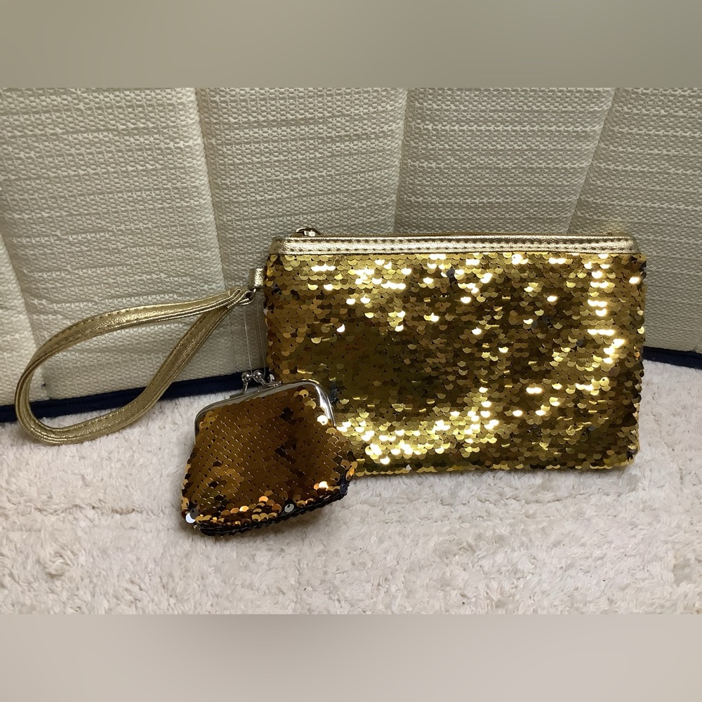 Mermaid Sequin Envelop Handbag Reversible Glitter